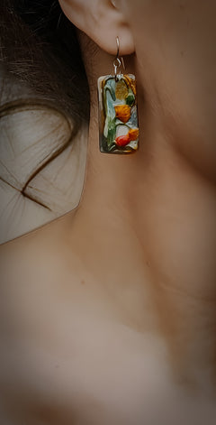Laura Strawberry Coast Earrings - Sonder Adornment LLC