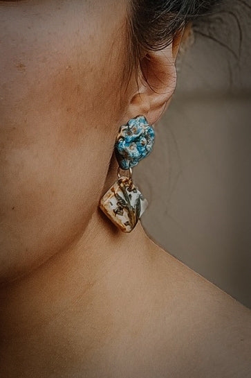 Ender Forget Me Not Earrings - Sonder Adornment LLC