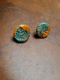 Emy Fern Frond Studs - Sonder Adornment LLC