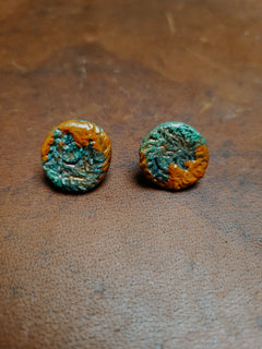 Emy Fern Frond Studs - Sonder Adornment LLC