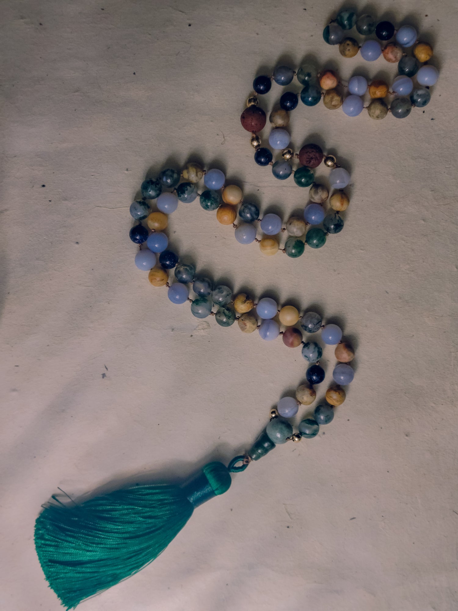 Ender Forget Me Not Mala - Sonder Adornment LLC